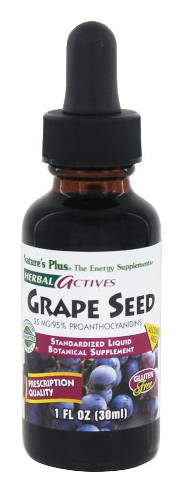 Comprar Herbal Actives Suspensão Líquida de Sementes de Uva 25 mg. - 1 fl. oz. Natures Plus