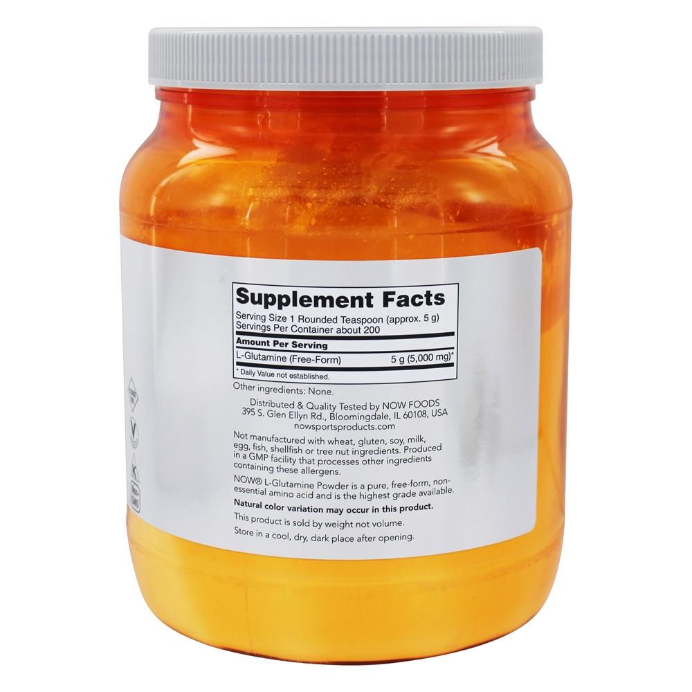 Comprar NOW Sports L-Glutamine Powder Aminoácidos - 35.3 oz. NOW Foods - Imagem 2