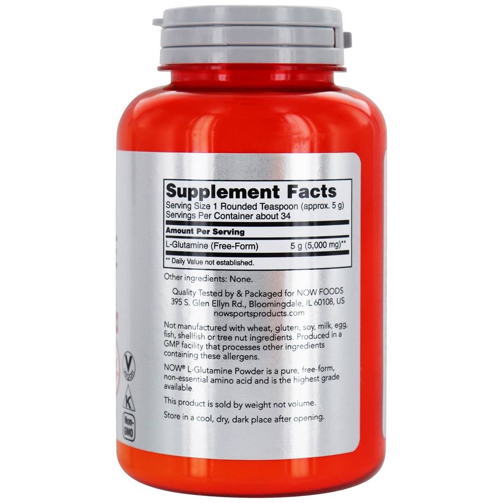 Comprar NOW Sports L-Glutamina em Pó - 6 oz. NOW Foods - Imagem 2