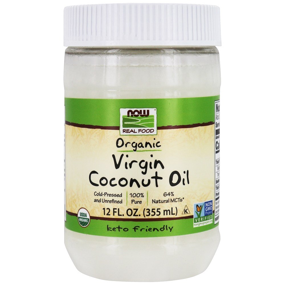 Comprar NOW Real Food Óleo de coco virgem orgânico prensado a frio e não refinado - 12 fl. oz. NOW Foods