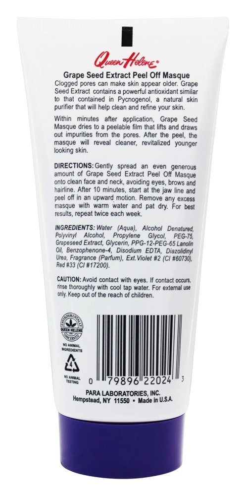 Comprar Extrato de semente de uva descascar máscara facial - 6 oz. Queen Helene - Imagem 2
