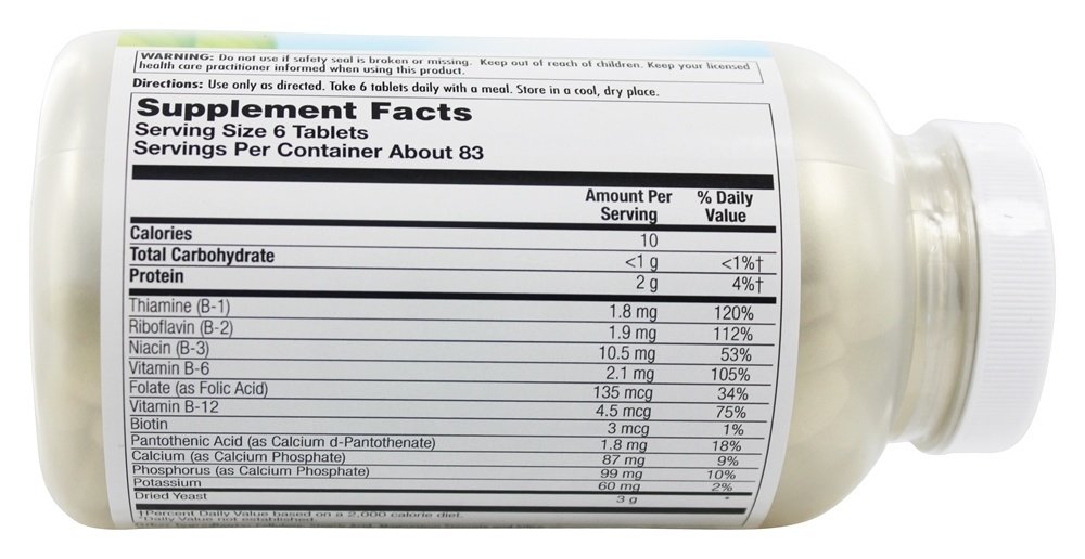 Comprar Levedura Nutricional - 500 Tablets Kal - Imagem 3