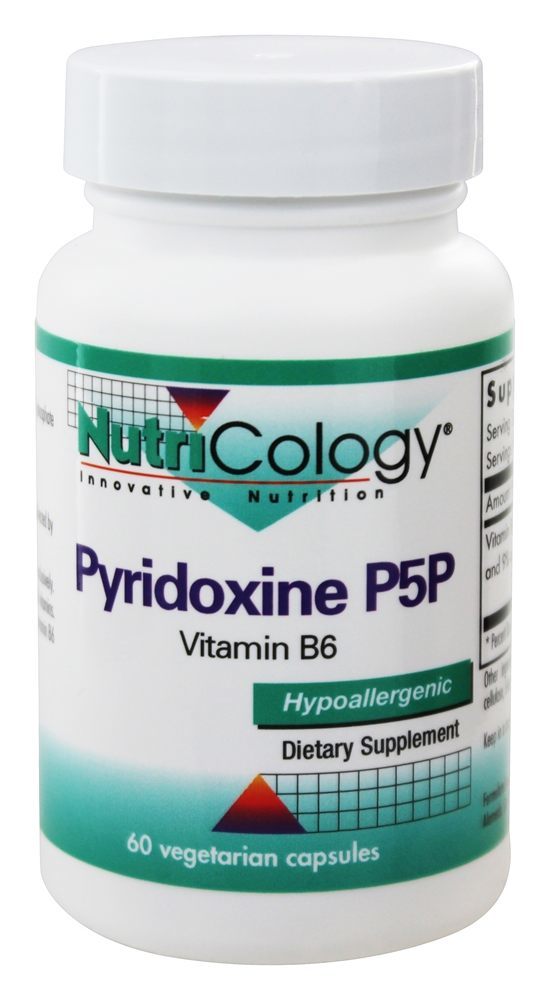 Comprar Piridoxina P5P (B6) - Cápsulas vegetarianas 60 Nutricology