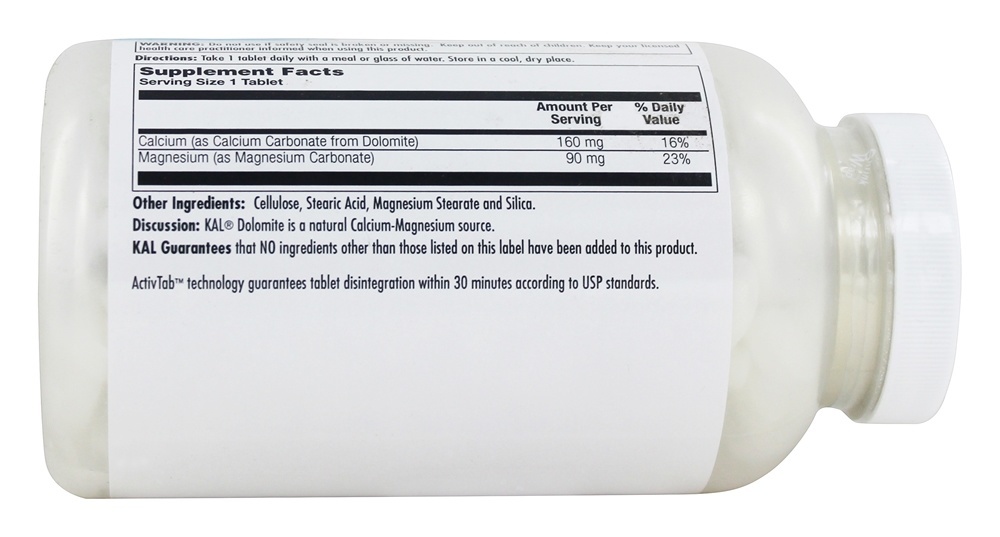 Comprar Dolomite - 500 Tablets Kal - Imagem 2