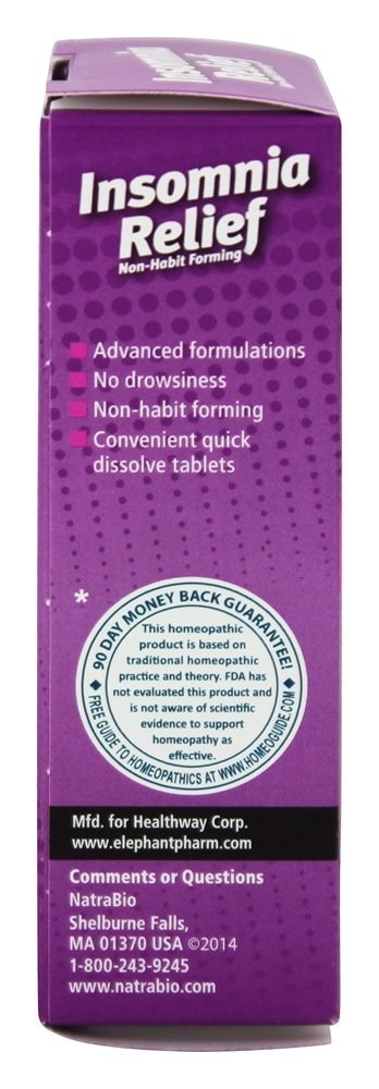 Comprar Alívio da Insônia - 60 Tablets NatraBio - Imagem 4