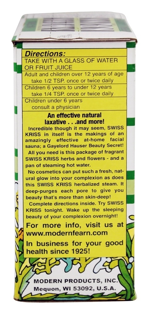 Comprar Caixa de Flocos Swiss Kriss - 3.25 oz. Modern Products - Imagem 3