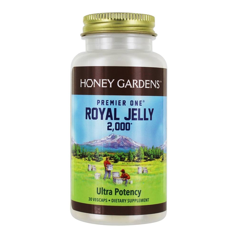 Comprar Premier One Geleia real 2000 - 30 Cápsula (s) vegetal (s) Honey Gardens Apiaries