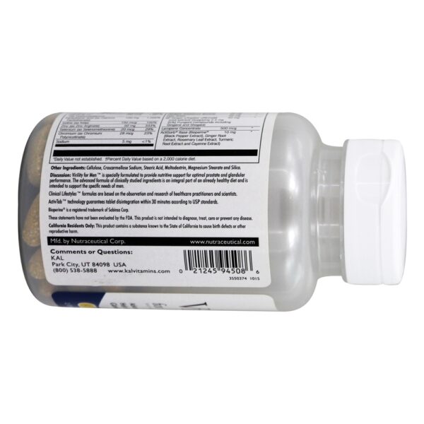 Comprar Virilidade Para Homens Fórmula Masculina Avançada - 60 Tablets Kal - Imagem 4