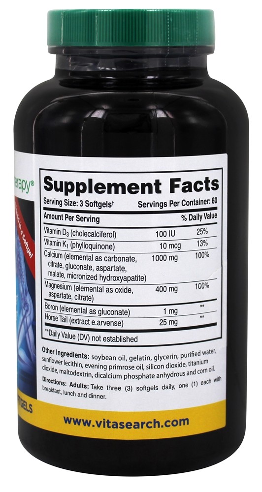 Comprar Cálcio Líquido 1000 mg com Magnésio 400 mg - 180 Softgels Phyto Therapy - Imagem 2