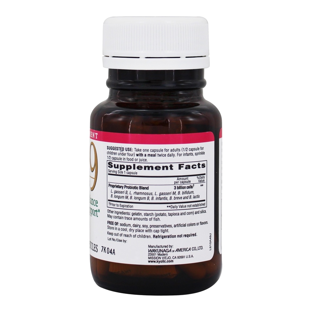 Comprar Suplemento probiótico de Kyo-Dophilus 9 - Cápsulas 90 Kyolic - Imagem 2