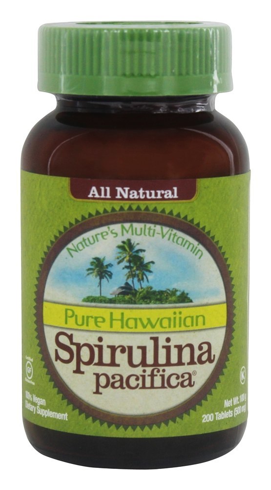 Comprar Pure Havaiano Spirulina Pacifica 500 mg. - 200 Tablets (anteriormente guias de Spirulina) Nutrex Hawaii