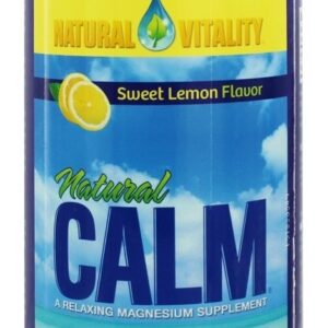Comprar Natural Calmo Magnésio Anti-Stress Bebida Doce Sabor Limão - 16 oz. Natural Vitality