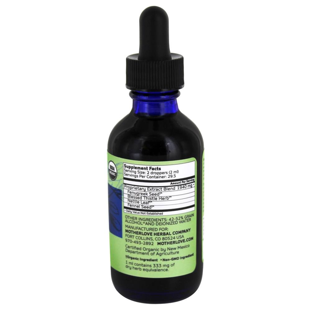 Comprar Mais leite mais tintura de apoio de lactação - 2 fl. oz. Motherlove - Imagem 2