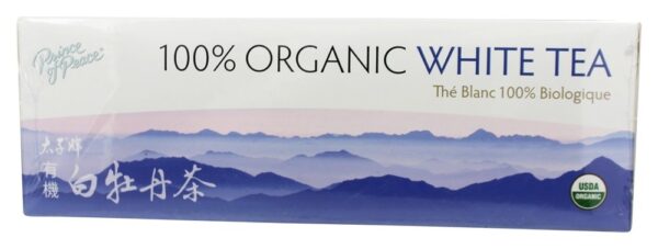 Comprar 100 % Chá Branco Orgânico - 100 Saquinhos de Chá Prince of Peace - Imagem 4
