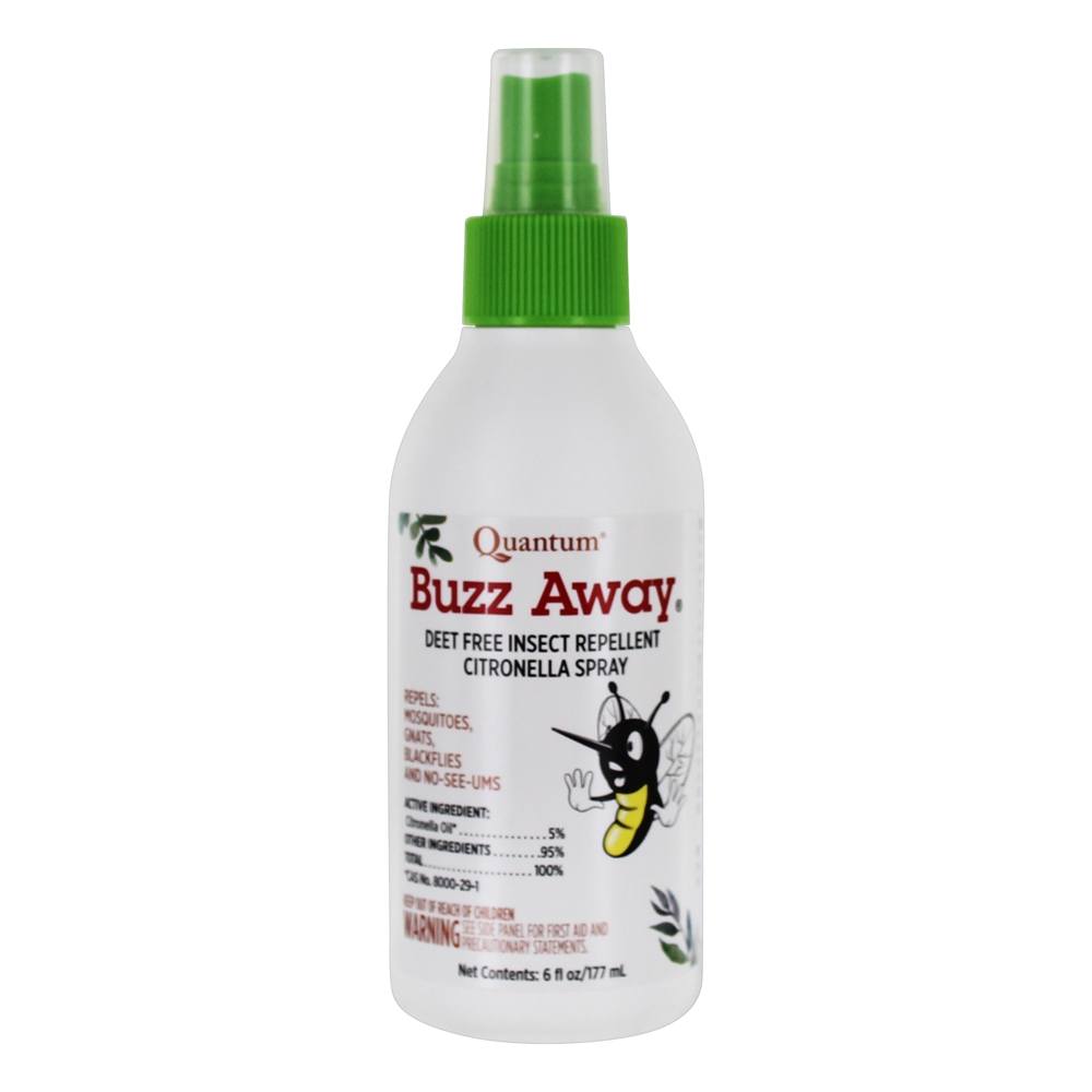 Comprar Buzz Away Deet Grátis Repelente De Insetos Citronela Spray - 6 fl. oz. Quantum Health
