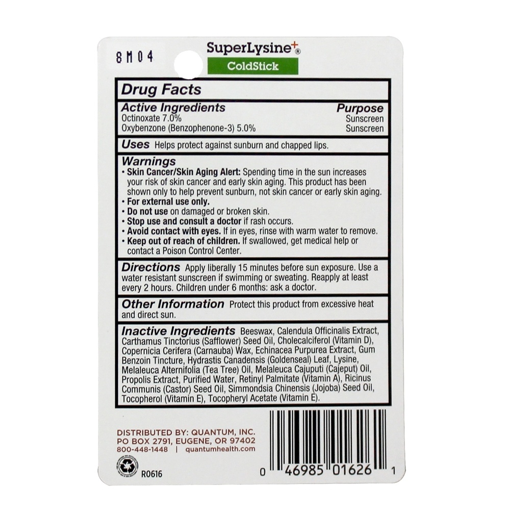 Comprar Coldstick com Super Lisina - 0.18 oz. Quantum Health - Imagem 2