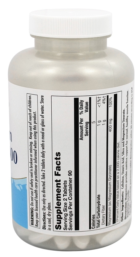 Comprar Glicinato de Magnésio 400 - 180 Tablets Kal - Imagem 2