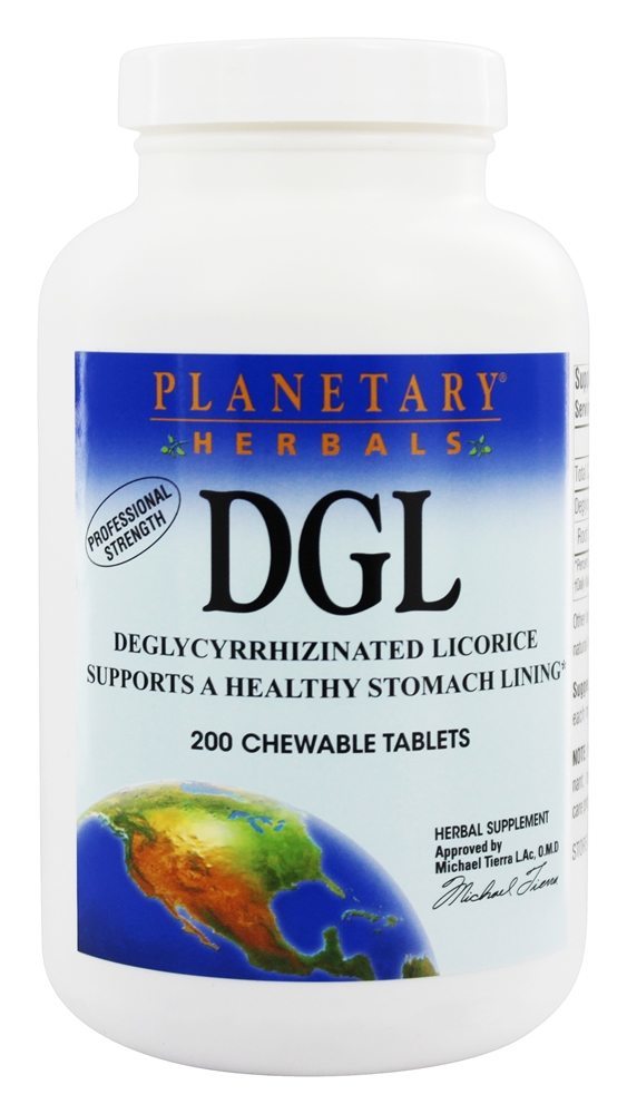 Comprar Alcaçuz DGL Deglycyrrhizinated - 200 comprimidos mastigáveis anteriormente fórmulas planetárias Planetary Herbals