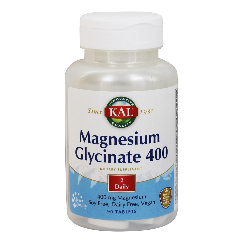 Comprar Glicinato de Magnésio 400 mg. - 90 Tablets Kal