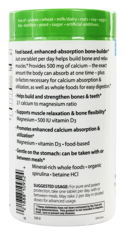 Comprar Cálcio à base de alimentos - 180 Tablets Rainbow Light - Imagem 3