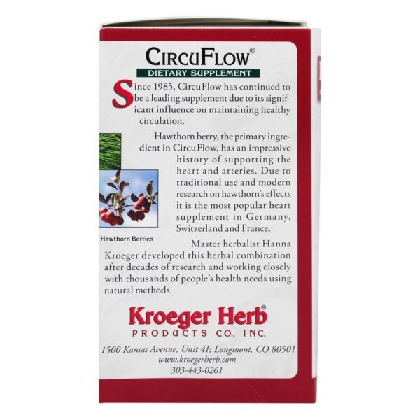 Comprar Combinações de ervas CircuFlow - Cápsulas 270 Kroeger Herbs - Imagem 4