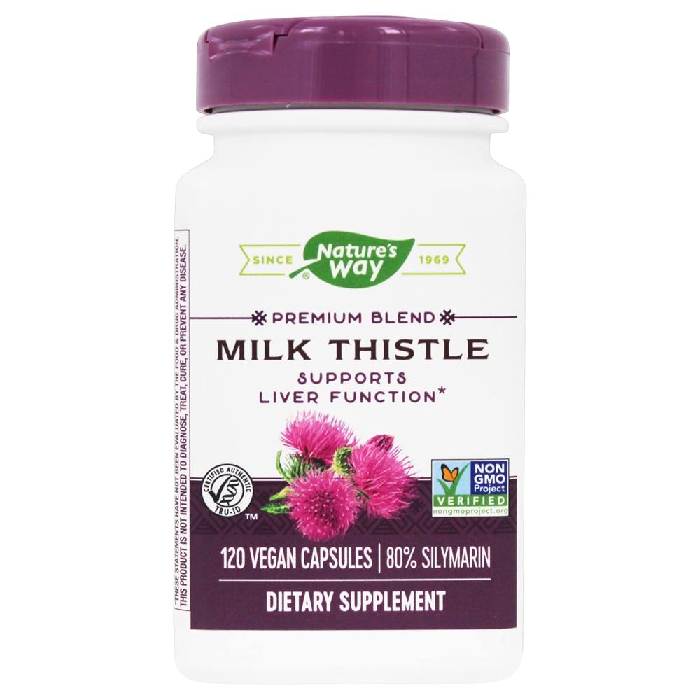 Comprar Extrato Padronizado de Cardo de Leite - Cápsulas Vegan 120 Nature's Way