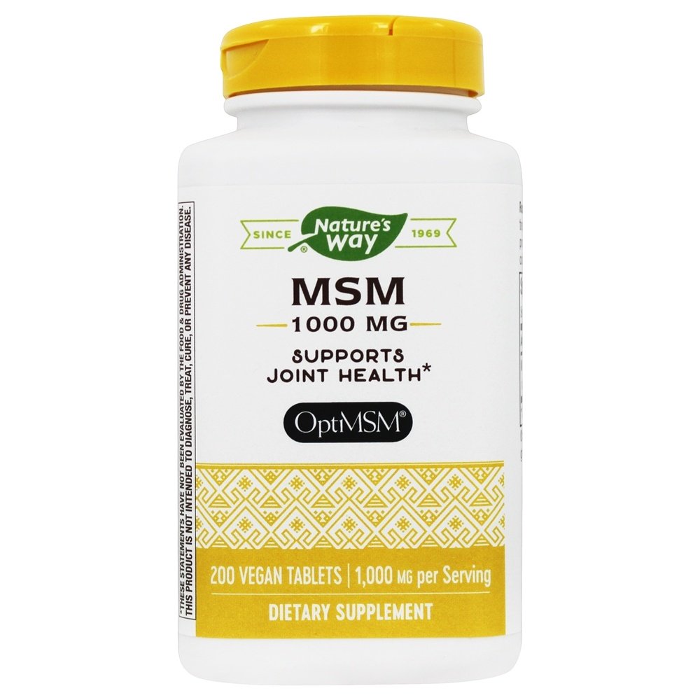 Comprar MSM 1000 mg. - 200 Tablet (s) vegano (s) Nature's Way