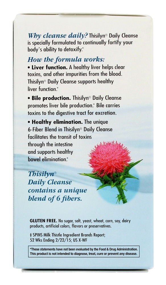 Comprar Thisilyn Daily Cleanse - Cápsulas vegetarianas 90 Nature's Way - Imagem 4