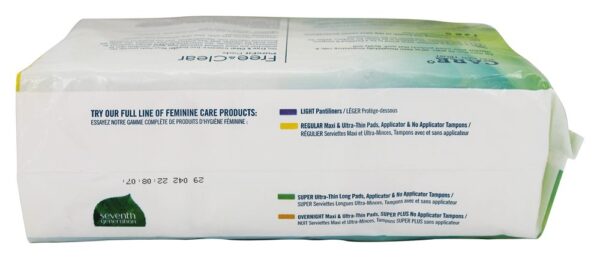 Comprar Cloro Livre Maxi Almofadas Regular - 24 Contagem Seventh Generation - Imagem 4
