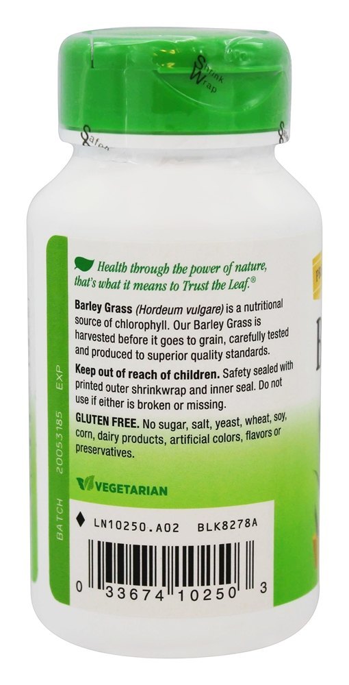 Comprar Cevada Jovem Colheita 500 mg. - Cápsulas vegetarianas 100 Nature's Way - Imagem 3