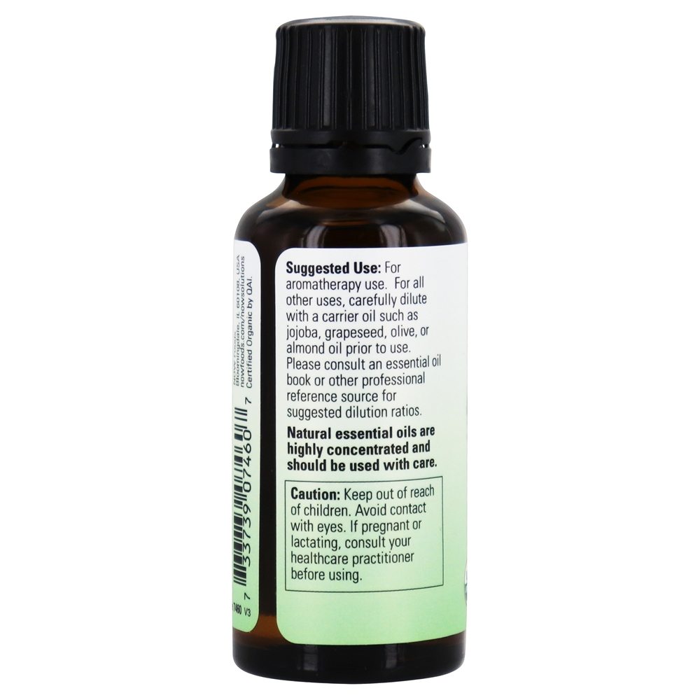Comprar 100 % Pure Orgânica e de Óleo Essencial de Alecrim - 1 fl. oz. NOW Foods - Imagem 3