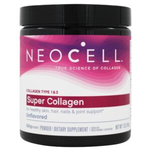Comprar Pó de super colágeno tipo 1 e 3 sem sabor 6.6 g. - 7 oz. NeoCell