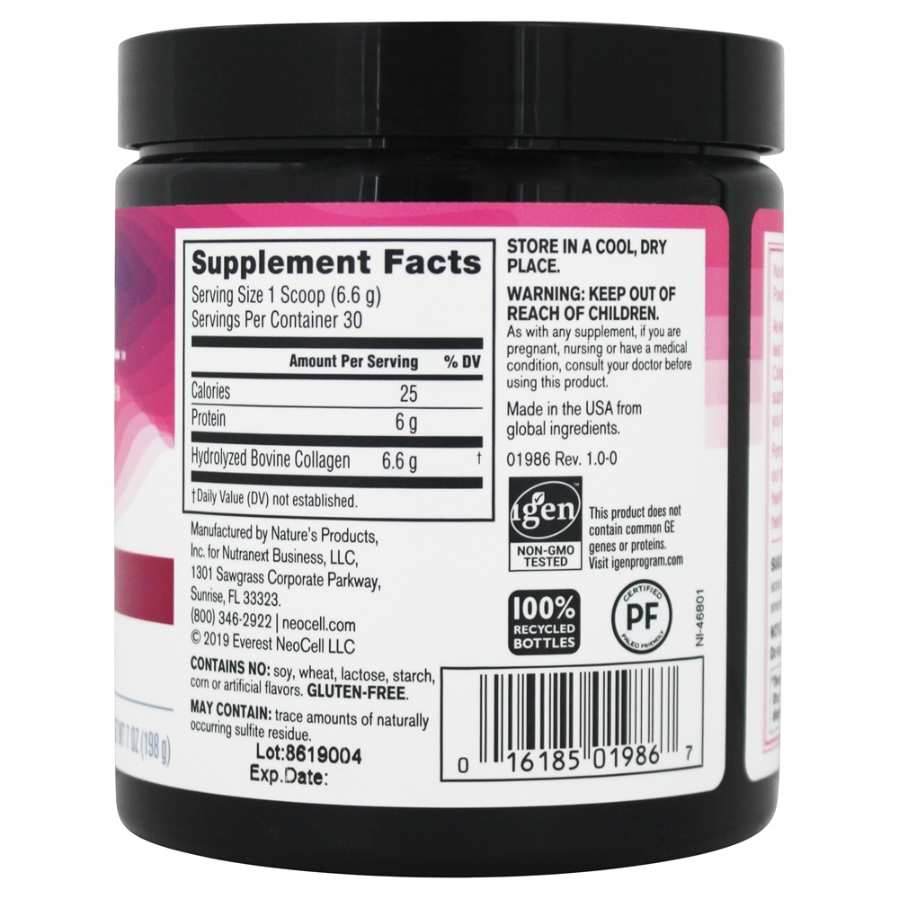 Comprar Pó de super colágeno tipo 1 e 3 sem sabor 6.6 g. - 7 oz. NeoCell - Imagem 2