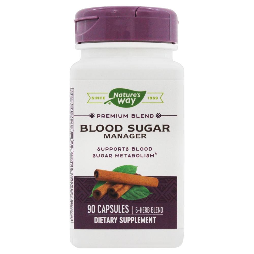 Comprar Gerenciador de açúcar no sangue Premium Blend - Cápsulas 90 Nature's Way