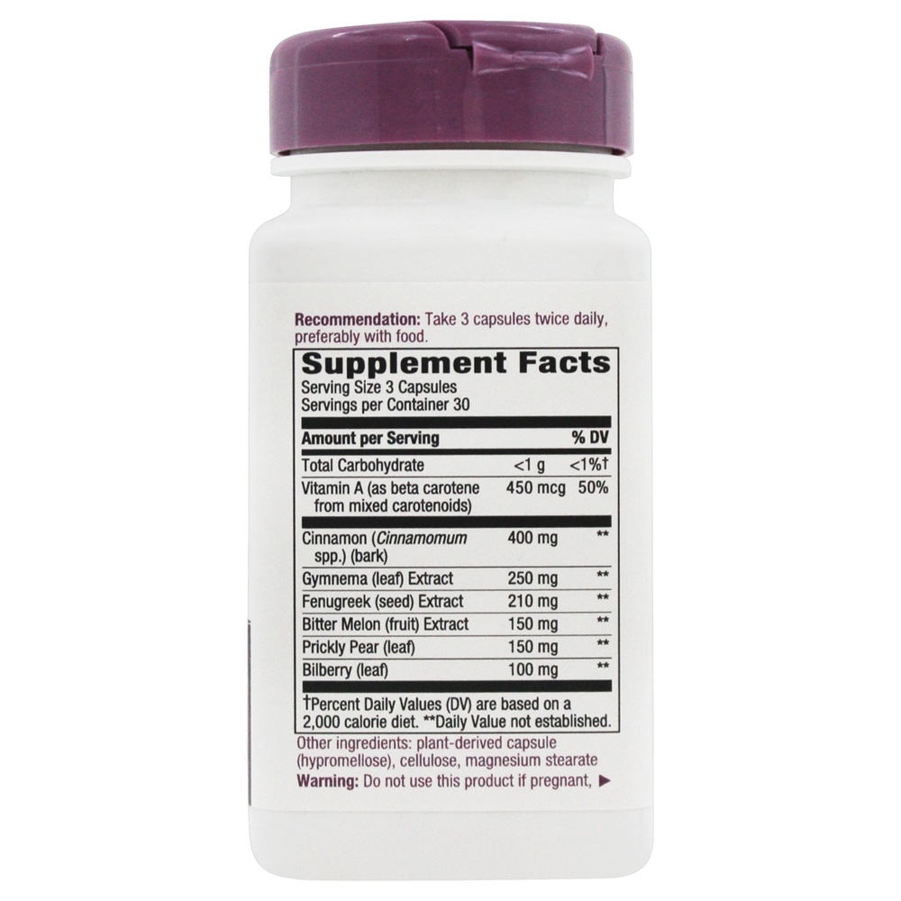 Comprar Gerenciador de açúcar no sangue Premium Blend - Cápsulas 90 Nature's Way - Imagem 2