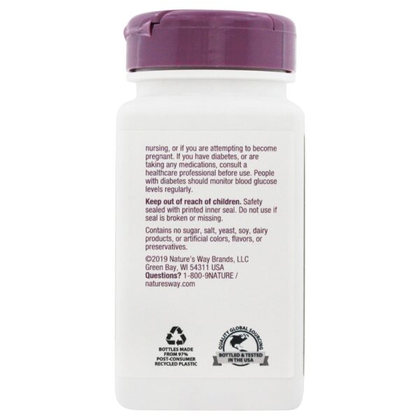 Comprar Gerenciador de açúcar no sangue Premium Blend - Cápsulas 90 Nature's Way - Imagem 4