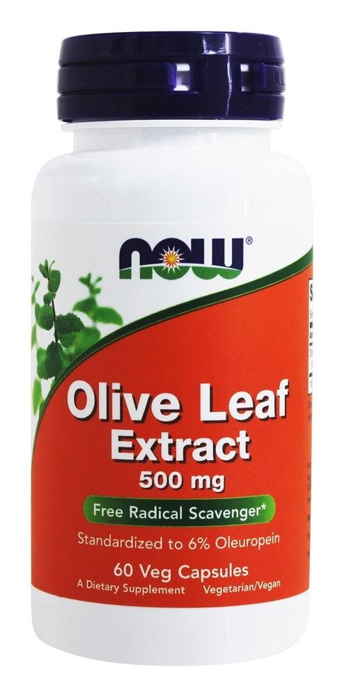Comprar Extrato de Folha de Oliva, Vegetariano 500 mg. - Cápsulas vegetarianas 60 NOW Foods