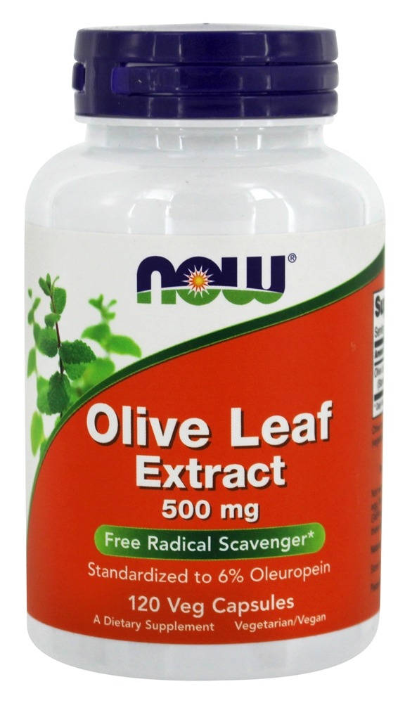 Comprar Extrato de Folha de Oliva, Vegetariano 500 mg. - Cápsulas vegetarianas 120 NOW Foods