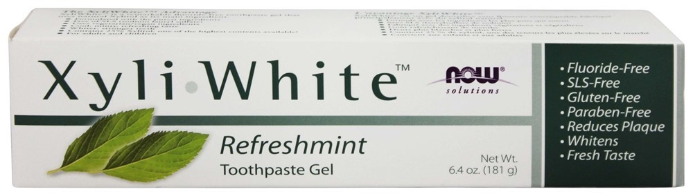 Comprar XyliWhite creme dental Gel refrescante livre de flúor - 6.4 oz. NOW Foods