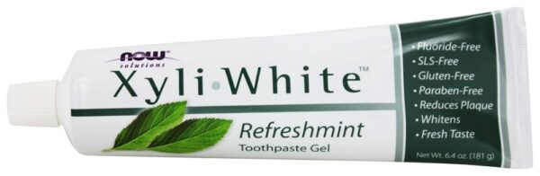 Comprar XyliWhite creme dental Gel refrescante livre de flúor - 6.4 oz. NOW Foods - Imagem 4