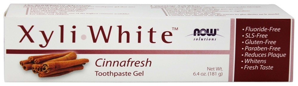 Comprar Gel dentífrico XyliWhite Cinnafresh sem flúor - 6.4 oz. NOW Foods