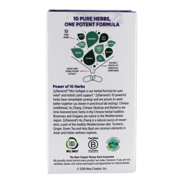 Comprar Minis de corpo inteiro de Zyflamend - 180 Softgels New Chapter - Imagem 4