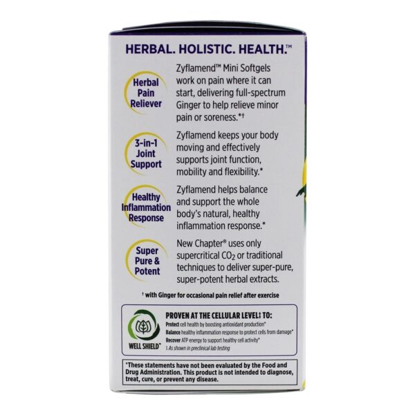 Comprar Minis de corpo inteiro de Zyflamend - 180 Softgels New Chapter - Imagem 5