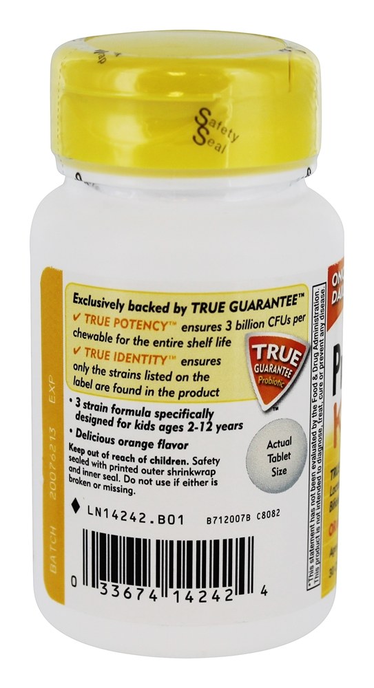 Comprar Primadophilus Para Crianças Sabor Laranja 3 Bilhões de UFC - 30 comprimidos mastigáveis Nature's Way - Imagem 3
