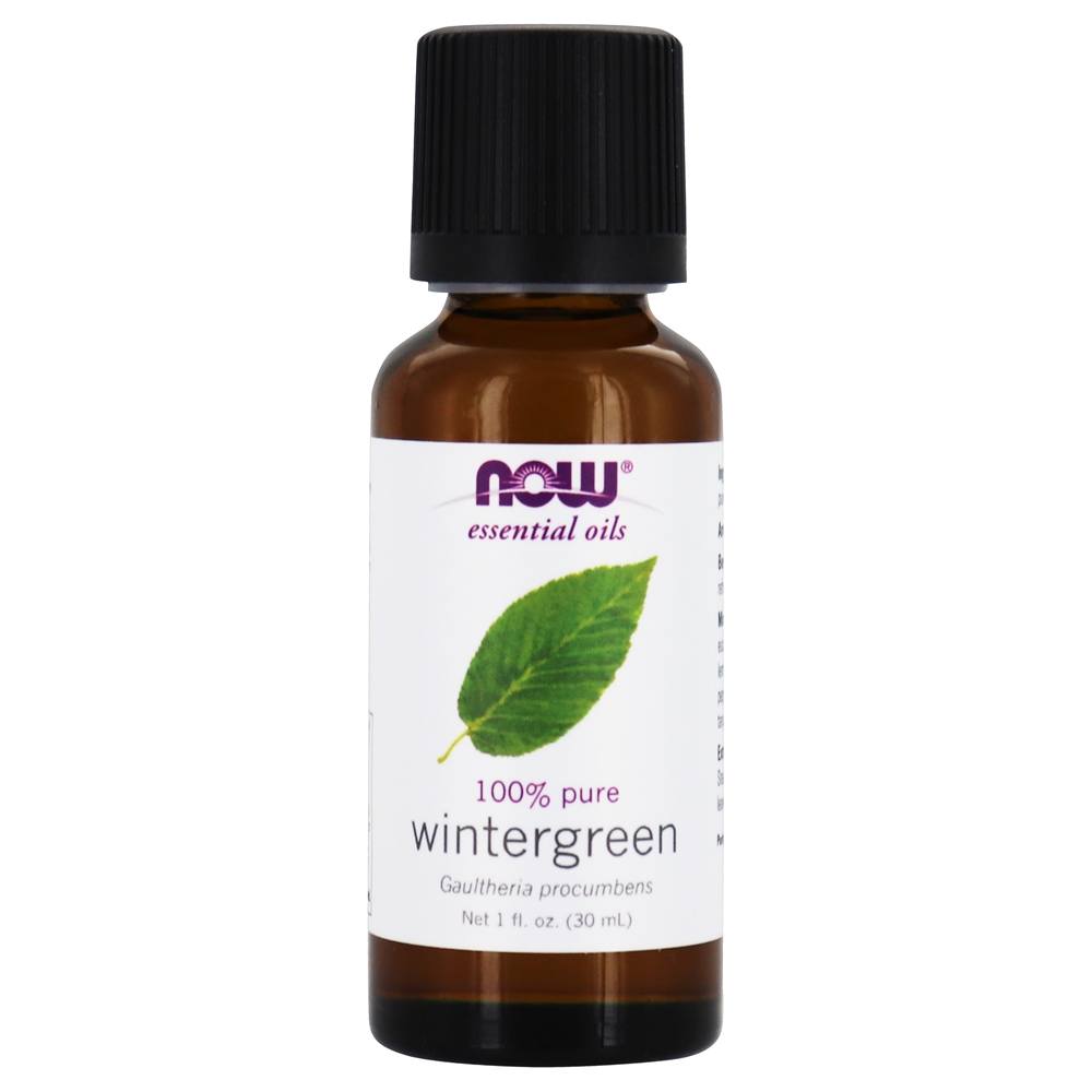 Comprar 100 % Pure Óleo Essencial de Wintergreen - 1 fl. oz. NOW Foods