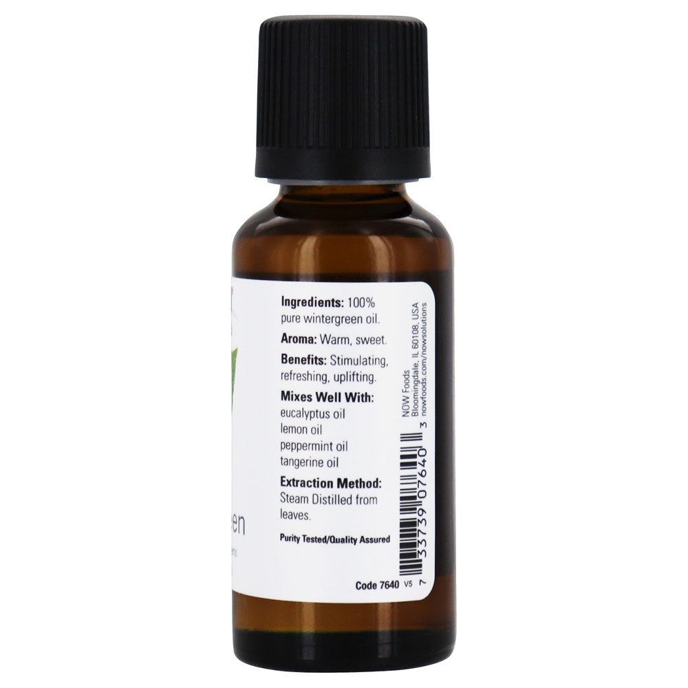 Comprar 100 % Pure Óleo Essencial de Wintergreen - 1 fl. oz. NOW Foods - Imagem 2