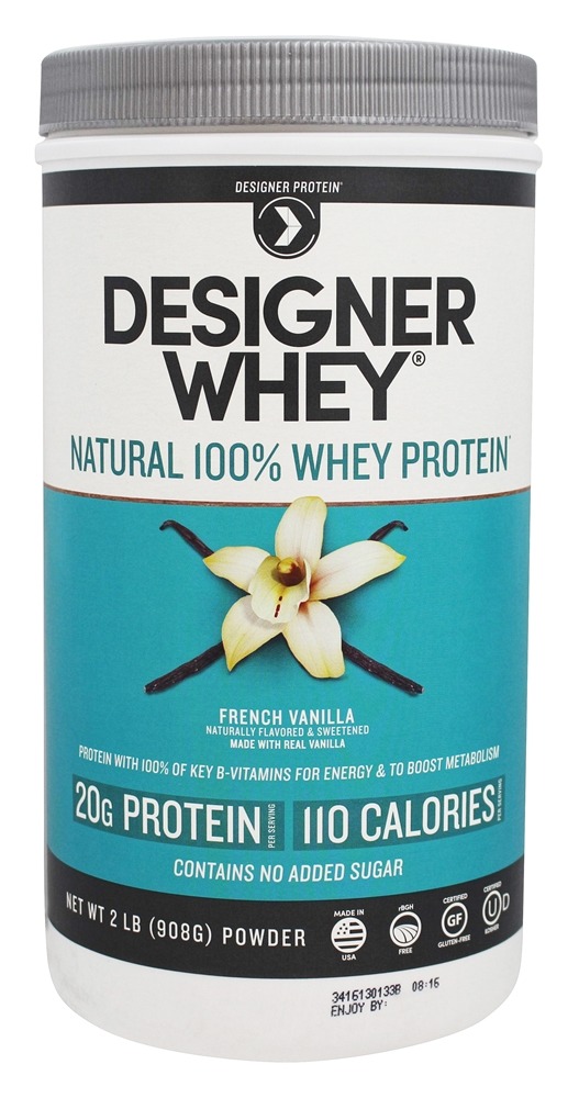Comprar Estilista Soro de leite coalhado Natural 100% Soro de leite coalhado Proteína Francês Baunilha - 2 lbs. Designer Protein