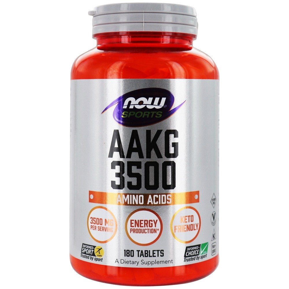 Comprar NOW Sports AAKG Aminoácidos 3500 mg . - 180 Tablets NOW Foods