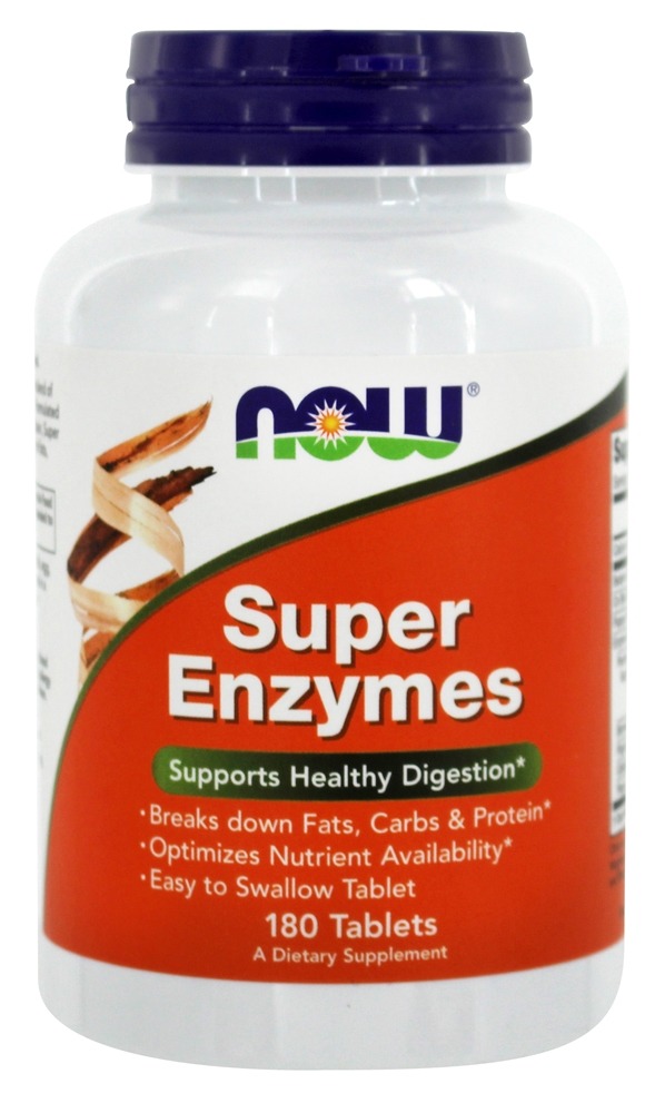 Comprar Super Enzimas - 180 Tablets NOW Foods