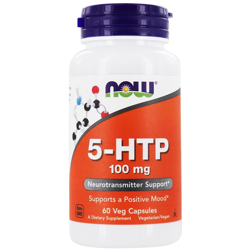 Comprar 5-HTP 100 mg. - 60 Cápsula (s) vegetal (s) NOW Foods